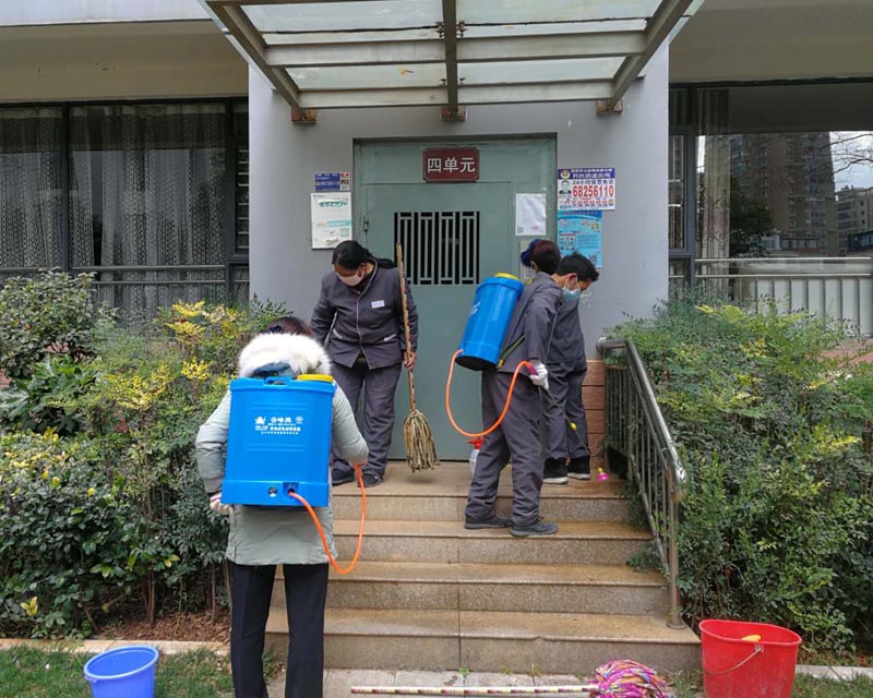 保潔進(jìn)行中