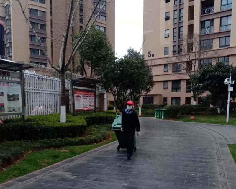 保潔進(jìn)行中